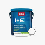 Pintura De Látex Aike Antihongo I + E Color Blanco Con Acabado Mate