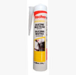 Silicona Neutra Transparente 260ml Multiuso Fischer