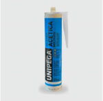 Sellador Adhesivo de Silicona Acética Unipega Negro 280 ml