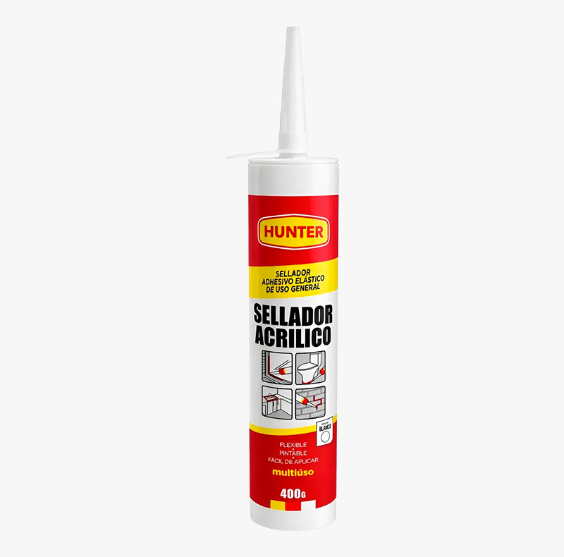 hunter Sellador de acrílico Hunter Sellador Acrilico blanco en cartucho - Image 1