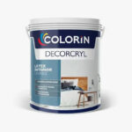 Colorín Decorcryl pintura latex lavable acabado mate color blanco