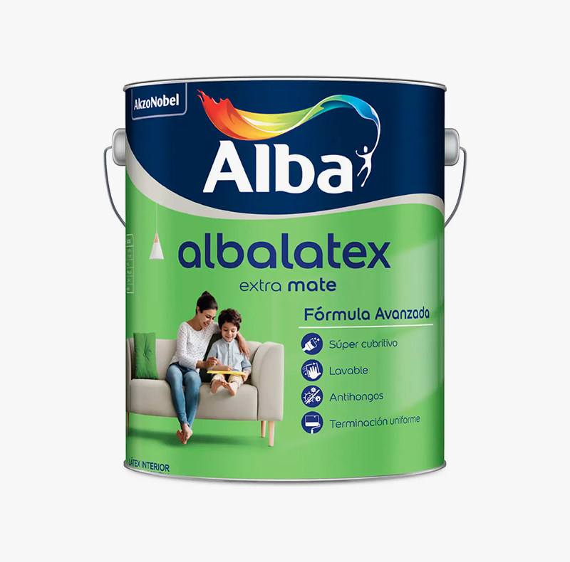 a5 Pintura latex interior Alba Albalatex mate blanco - Image 1