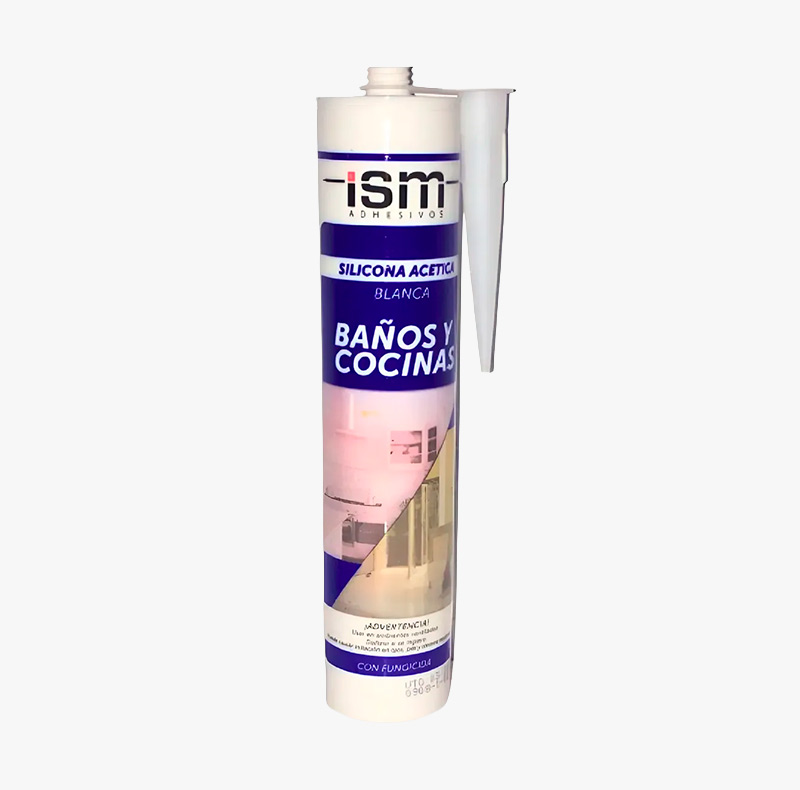 ism Sellador De Silicona Acética Ism 270 Ml Cartucho X 1 Unid. - Image 1
